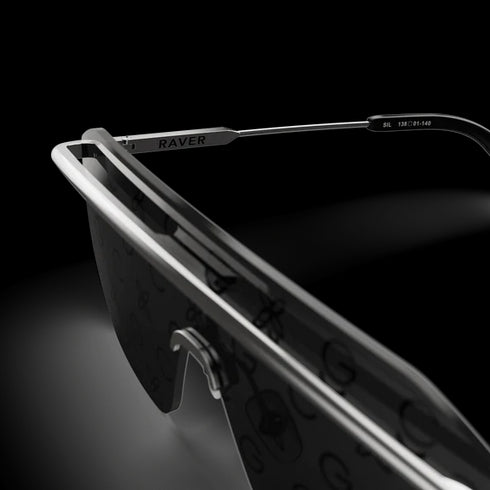 Sunglasses - Raver - Black / Silver